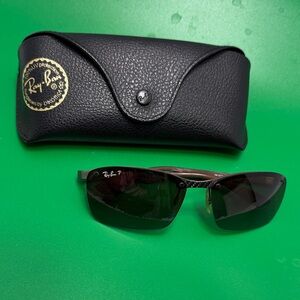Ray-Ban Dark Lens Sunglasses with Black Case